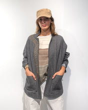 Load image into Gallery viewer, Okura jkt  grey twin embrodery
