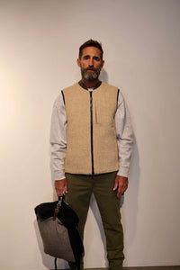 New Goose waistcoat Muggia BEIGE