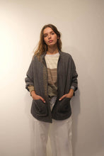 Load image into Gallery viewer, Okura jkt  grey twin embrodery
