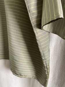 Shirt Health silk green stripe