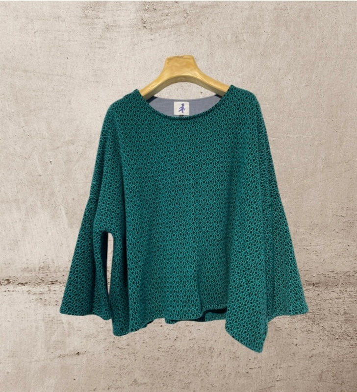 Shirt Health wool knit green